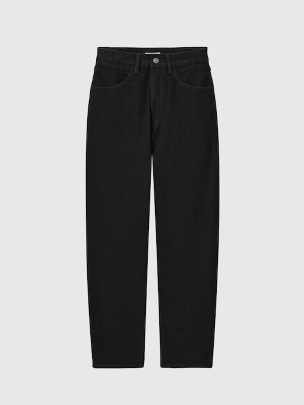uniqlo high waist wide leg jeans size 24 black